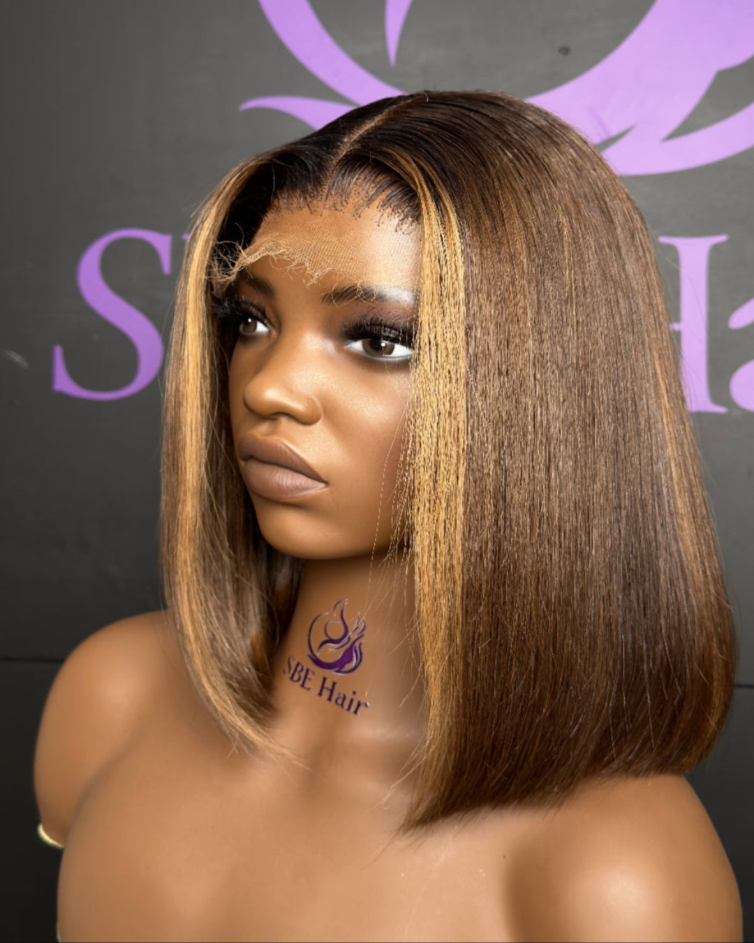 SONIA – Luxury Raw Bob Unit (Custom-Coloured)
