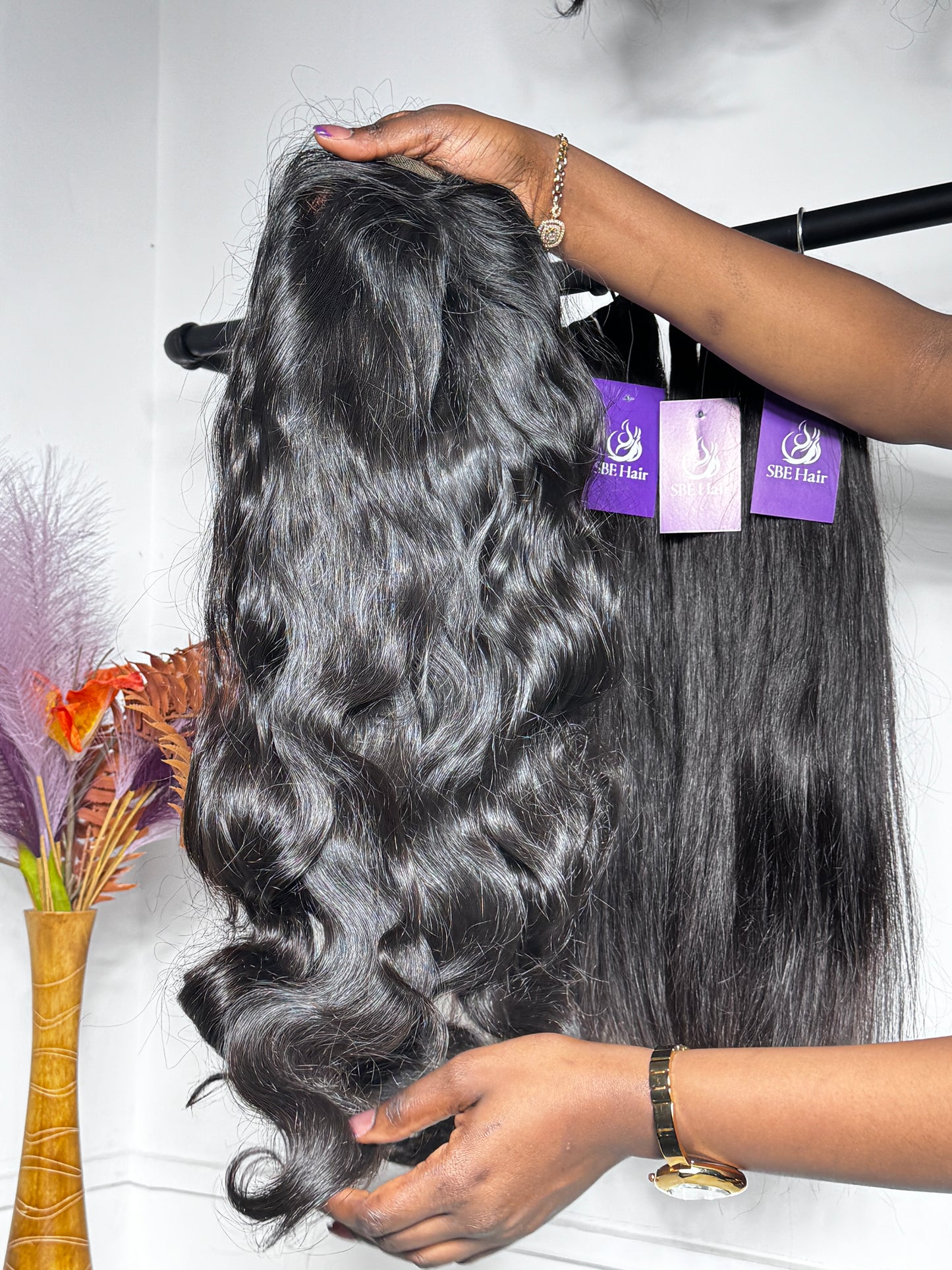Body Wave Raw Hair Bundles – 100% Unprocessed, Soft Flow by SBE Hair UK
