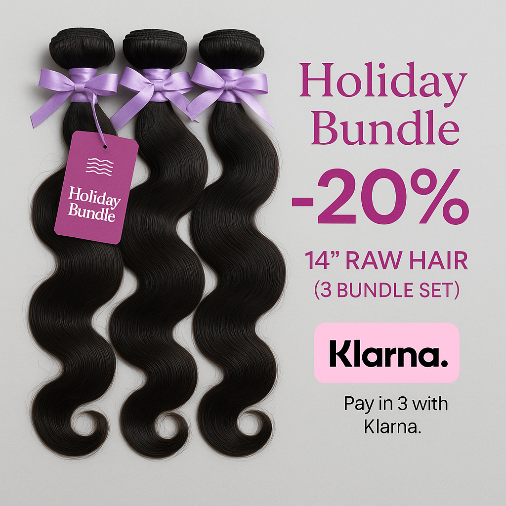 Holiday Bundle – 14” Raw Hair (3 Bundle Set) - PRE-ORDER