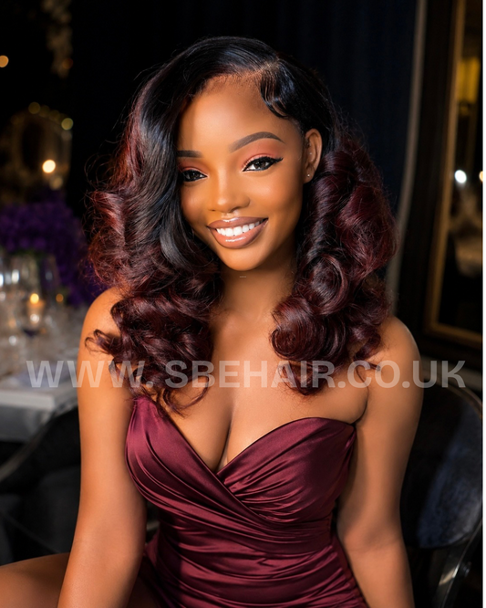 Scarlet Muse | Warm Burgundy | Ombré