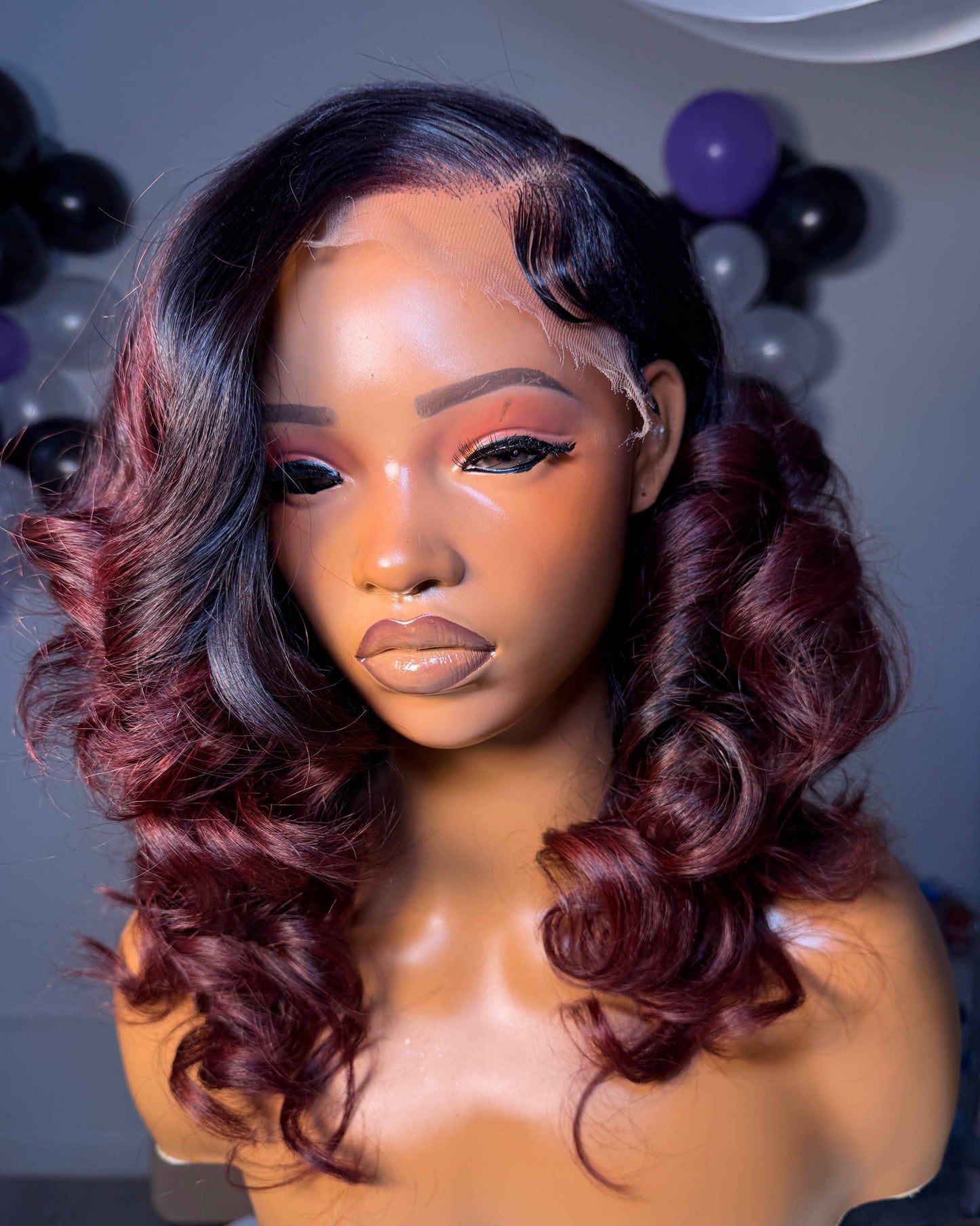 Scarlet Muse | Warm Burgundy | Ombré